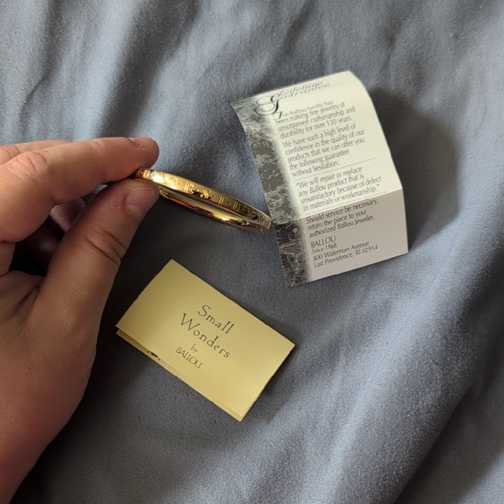 Small Wonders Gold-Tone Bangle